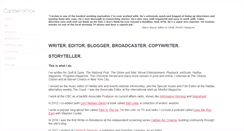 Desktop Screenshot of carstenknox.com